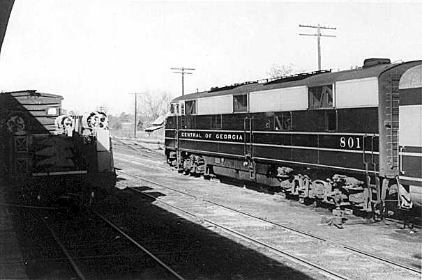 Central of Georgia engine 801 EMD E7