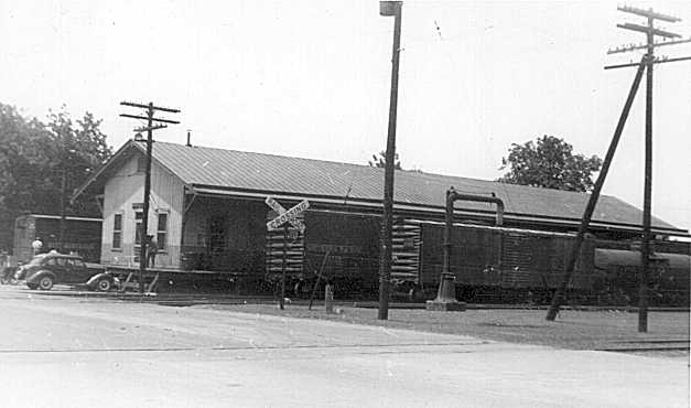 Wadley freight station in 1947